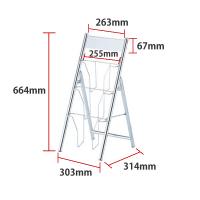 卓上カタログスタンド(A4　3段)