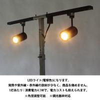 スポットスタンド&ライト(LED電球2灯付)電球色