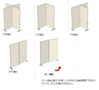 パネル・パーテーション(白ポリボード) H1350